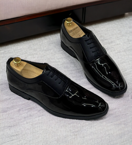 Jack Marc Shiny Oxford Lace-up Shoes Formal Style from Business to Black-Tie - JACKMARC.COM