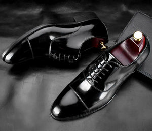 Jack Marc Shiny Patent Leather Shoes - JACKMARC.COM