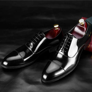 Jack Marc Shiny Patent Leather Shoes - JACKMARC.COM