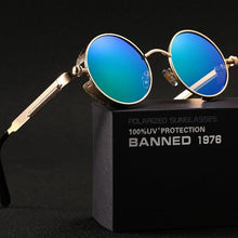 Load image into Gallery viewer, Jack Marc Steampunk Round Metal Sunglasses - JACKMARC.COM
