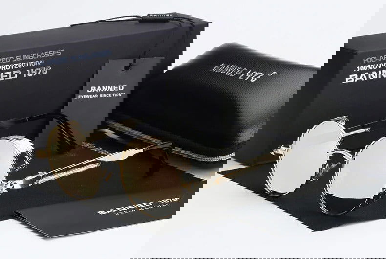 Jack Marc Steampunk Round Metal Sunglasses - JACKMARC.COM