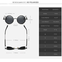 Load image into Gallery viewer, Jack Marc Steampunk Round Metal Sunglasses - JACKMARC.COM
