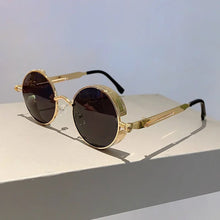 Load image into Gallery viewer, Jack Marc Steampunk Round Vintage Sunglasses - JACKMARC.COM
