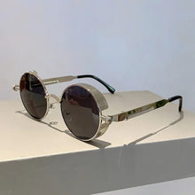 Load image into Gallery viewer, Jack Marc Steampunk Round Vintage Sunglasses - JACKMARC.COM
