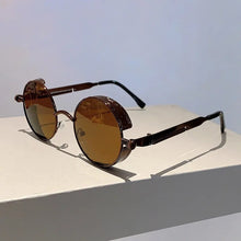 Load image into Gallery viewer, Jack Marc Steampunk Round Vintage Sunglasses - JACKMARC.COM
