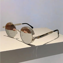 Load image into Gallery viewer, Jack Marc Steampunk Round Vintage Sunglasses - JACKMARC.COM
