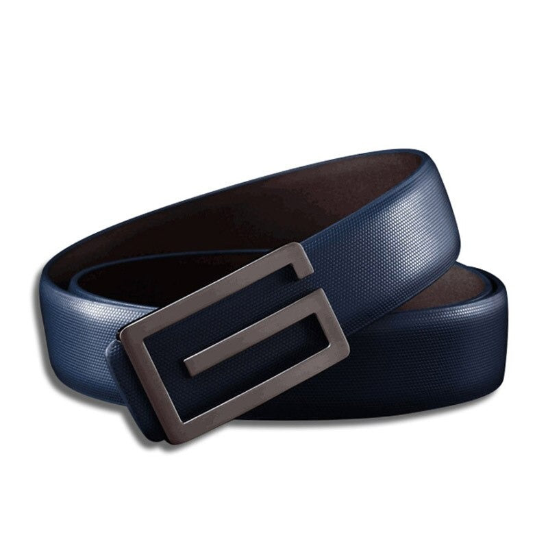 Jack Marc Stylish Auto Buckle Luxury Leather Belt For Men - JACKMARC.COM