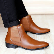 Load image into Gallery viewer, Jack Marc Stylish Chelsea Boot Tan - JACKMARC.COM
