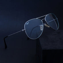 Load image into Gallery viewer, Jack Marc Stylish Silver Day Night Aviator Sunglasses - JACKMARC.COM
