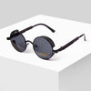 Jack Marc Stylish Steampunk Round Sunglasses For Men - JACKMARC.COM