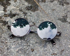 Jack Marc Stylish Steampunk Round Sunglasses For Men - JACKMARC.COM