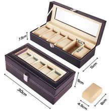 Load image into Gallery viewer, Jack Marc Stylish Watch Box Organizer - JACKMARC.COM
