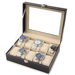 Jack Marc Stylish Watch Box Organizer - JACKMARC.COM