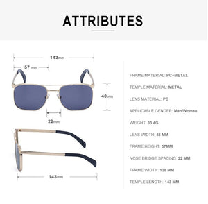 Jack Marc Trendy Square Luxury Sunglasses - JACKMARC.COM