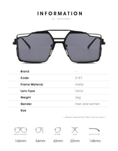 Load image into Gallery viewer, Jack Marc Unisex Fashion Square Sunglasses - JACKMARC.COM
