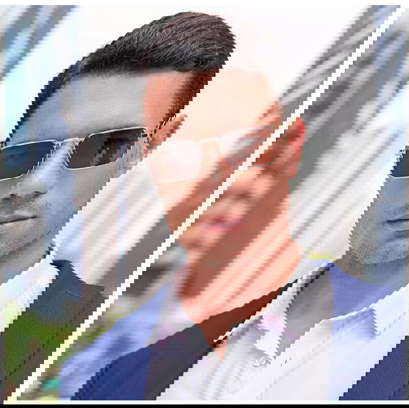  Vintage Fashion Punk Rectangle Sunglasses for Men 