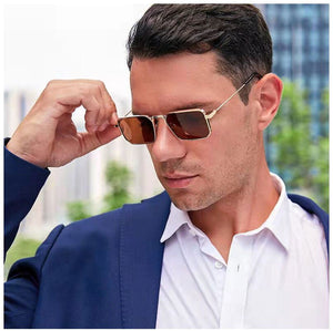 Jack Marc Vintage Fashion Punk Rectangle Sunglasses for Men - JACKMARC.COM