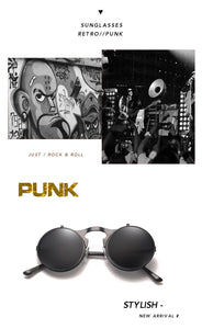 Jack Marc Vintage Steampunk Flip Sunglasses - JACKMARC.COM