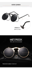 Load image into Gallery viewer, Jack Marc Vintage Steampunk Flip Sunglasses - JACKMARC.COM
