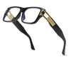 Jack marc blue light blocking glasses for men retro style clear lens - JACKMARC.COM