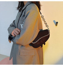 Load image into Gallery viewer, Jack marc diamond saddle Shoulder bag - JACKMARC.COM
