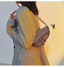 Load image into Gallery viewer, Jack marc diamond saddle Shoulder bag - JACKMARC.COM
