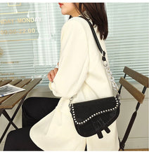 Load image into Gallery viewer, Jack marc diamond saddle Shoulder bag - JACKMARC.COM
