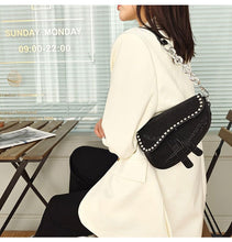 Load image into Gallery viewer, Jack marc diamond saddle Shoulder bag - JACKMARC.COM
