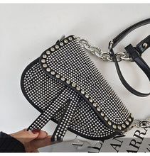 Load image into Gallery viewer, Jack marc diamond saddle Shoulder bag - JACKMARC.COM
