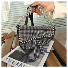 Load image into Gallery viewer, Jack marc diamond saddle Shoulder bag - JACKMARC.COM
