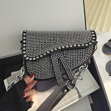 Load image into Gallery viewer, Jack marc diamond saddle Shoulder bag - JACKMARC.COM
