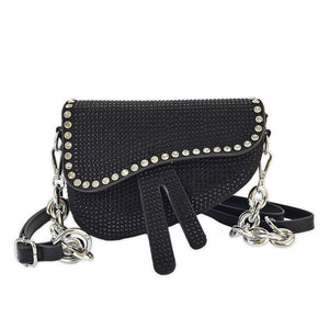 Jack marc diamond saddle Shoulder bag - JACKMARC.COM