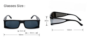 Jack marc small rectangle sunglasses - JACKMARC.COM