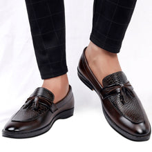 Load image into Gallery viewer, Luxury Design Moccasin Shoes For Men Party And Casual Wear -JackMarc - JACKMARC.COM
