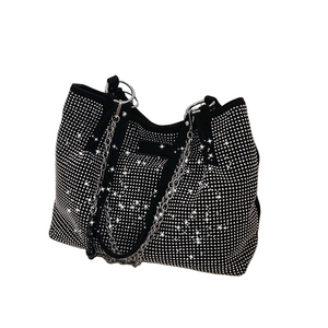 Luxury Design Totes Large Capacity Rhinestones Shoulder Handbag-Jack Marc - JACKMARC.COM