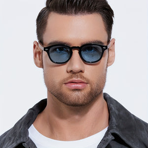 Oval Blue Candy Sunglass