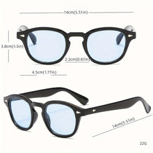 Load image into Gallery viewer, Oval Blue Candy Sunglass
