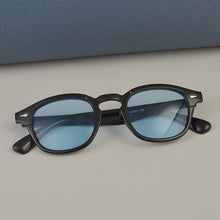 Load image into Gallery viewer, Oval Blue Candy Sunglass
