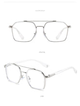 Load image into Gallery viewer, Men And Women Retro Double Beam Anti Blue Light Computer Eyeglasses - Jack Marc - JACKMARC.COM
