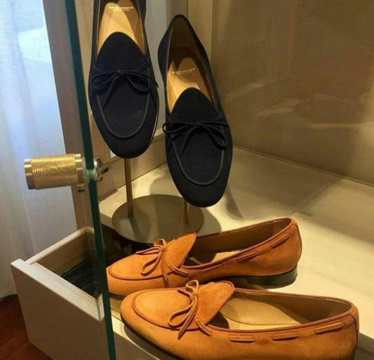 Men Suede Shoes Fashion Business And Partywear Loafer -JACKMARC - JACKMARC.COM