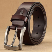 Load image into Gallery viewer, Men&#39;s genuine high quality leather belt formal and casual wear-JACKMARC - JACKMARC.COM
