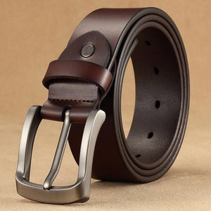 Men's genuine high quality leather belt formal and casual wear-JACKMARC - JACKMARC.COM