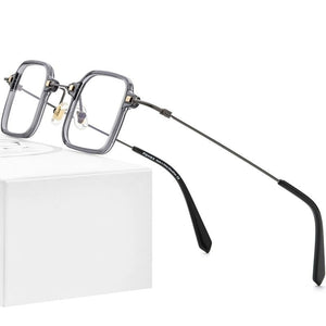 Mini Square Shape Design Spectacle Frame - JackMarc - JACKMARC.COM