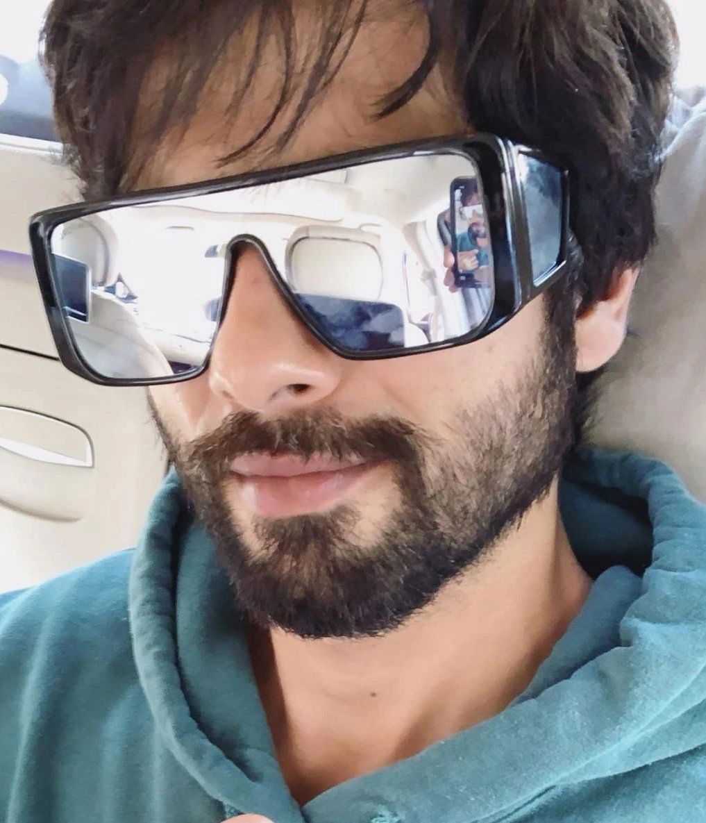 Most Stylish Shahid Kapoor Oversized  Sunglasses For Men And Women-jackmarc - JACKMARC.COM