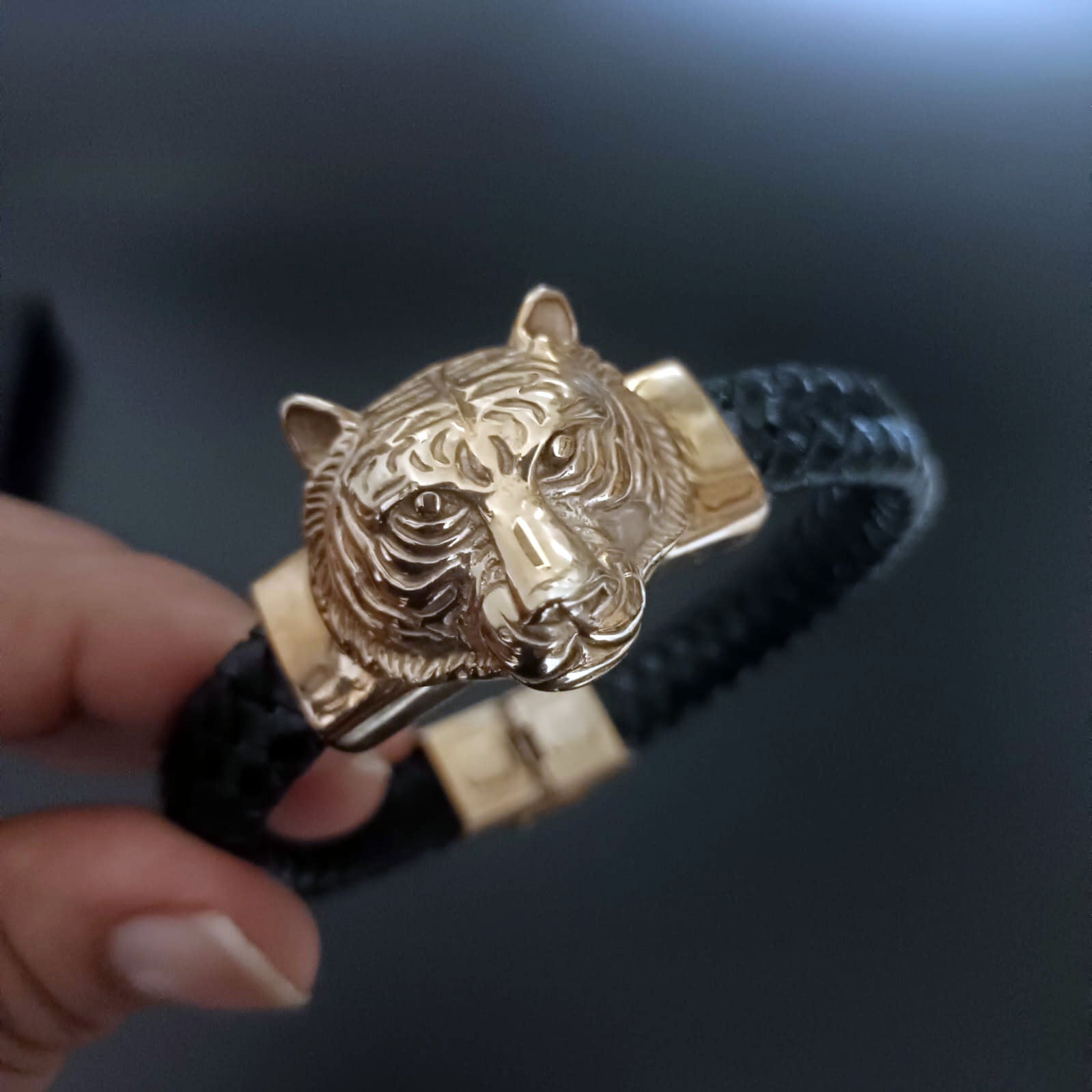 New Gold Tiger Bracelet For Men-Jack Marc - JACKMARC.COM