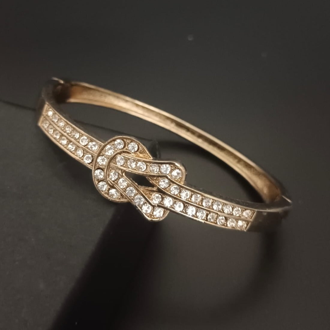 New Golden Knot Design Diamond Gold Bracelet For Women and Girl-Jack Marc - JACKMARC.COM