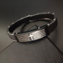 Load image into Gallery viewer, New Black Cross Design Bracelet For Women and Girl-Jack Marc - JACKMARC.COM
