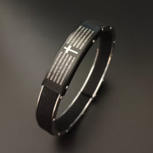 Load image into Gallery viewer, New Black Cross Design Bracelet For Women and Girl-Jack Marc - JACKMARC.COM
