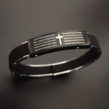 Load image into Gallery viewer, New Black Cross Design Bracelet For Women and Girl-Jack Marc - JACKMARC.COM
