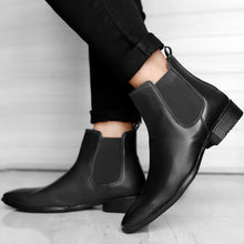 Load image into Gallery viewer, New Black European Style Chelsea Boot - JACKMARC.COM
